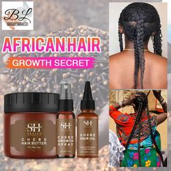 Fast Hair Growth Oil African Crazy Traction Alopecia Chebe Hair Mask Anti Hair Break Hair Strengthener Hair Loss Treatme
