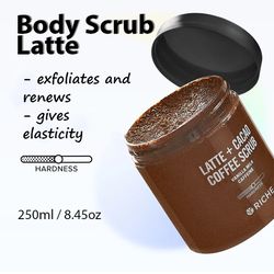 RICHE Latte & Cacao Coffee Scrub 250ml / 8.45oz