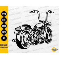 back of motorcycle svg | motorbike vinyl stencil drawing illustration graphics | cricut cutting files clip art vector di