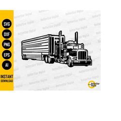 cattle truck svg | trucker svg | semi truck vinyl decals graphics | cricut cut files cameo printables clipart vector dig
