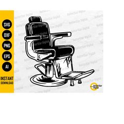 Barber Chair SVG | Barber Shop SVG | Hair Stylist SVG | Shave Groom Gentleman | Cutting File Cuttable Clipart Vector Dig