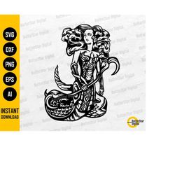 medusa svg | goddess svg | snake woman decal shirt illustration graphics | cricut cut file silhouette clip art vector di