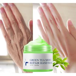 Green Tea Moisturizing Hand Wax Skin Hand Mask Beauty Health Anti-aging Skin Care Smooth Nourise Calluses Exfoliating