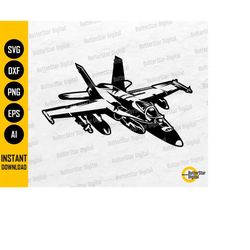 jet fighter svg | combat plane t-shirt decals vinyl stencil illustration graphics | cut file cuttable vector clip art di