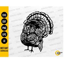 Wild Turkey SVG | Turkey SVG | Turkey Hunter SVG | Hunting Decal Graphic Sticker | Cricut Cutting File Clipart Vector Di