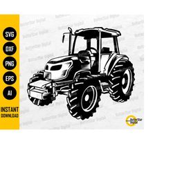tractor svg | farm tractor svg | farming svg | decal illustration graphics | cricut silhouette cutting clipart vector di