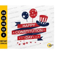 Happy Constitution Day SVG | I Am An American Day | Citizenship Day | Cricut Cutting File | Clipart Vector Digital Downl