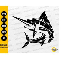 blue marlin svg | sailfish fishing svg | angler svg | fish decal vinyl graphics | cricut cutting file clip art vector di