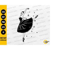 ballet dancer svg | ballerina svg | dancing shirt decal wall art sticker | cricut cut files silhouette clipart vector di