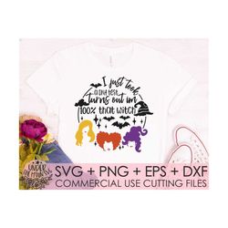 I Just Took A DNA Test Turns Out I'm 100 That Witch / Hocus Pocus Svg File DXF Silhouette Print Vinyl Cricut Cutting SVG