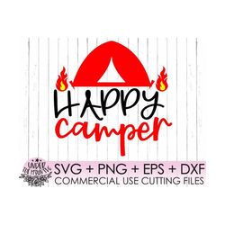 Happy Camper Svg, Glamping Svg, Glamper Svg , Glamping Party Shirt , Camping Svg, Summer Svg , Instant Download