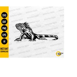 iguana svg | lizard svg | reptile svg | animal clipart vector graphics illustration | cricut cutting files silhouette di