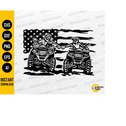 US Quad Riders Fist Bump Svg | American Quad Biker Svg | USA ATV T-Shirt Decal Vinyl | Cricut Cuttable Clipart Vector Di