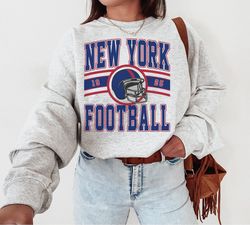 Giant Sweatshirt, New York Football Crewneck, NY Giant Sweatshirt, Vintage New York Football Shirt, New York Fan Gift, N