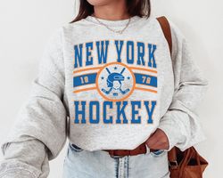New York Islander, Vintage New York Islander Sweatshirt T-Shirt, Islanders Sweater, Islanders Shirt, Hockey Fan, Retro N
