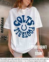 Indianapolis Colts T-shirt, Indianapolis Colts Hoodie, Indianapolis Football, Indianapolis Colts, NFL Gear, Gift for her