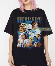 Justin Herbert Shirt, Vintage Style Justin Herbert Football Shirt, Justin Herbert Bootleg Shirt, American Football Shirt