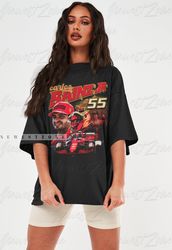 Carlos Sainz Shirt Driver Racing Championship Formula Racing Tshirt Spanish Vintage Design Graphic Tee 90s Sweatshirt Ho