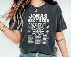 Jonas Brothers Comfort Color Shirt, Jonas Five Albums One Night Tour Shirt, Jonas Brothers 2023 Tour Shirt, Jonas Brothe