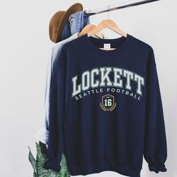 Lockett Unisex Football Crewneck, Lockett Sweatshirt, Football Fan Tee, Gift for Girlfriend or Wife, Seattle