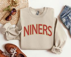 San Francisco Football Sweatshirt, Vintage Style San Francisco Football Crewneck, Football Sweatshirt, Niners Sweatshirt