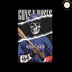 Guns N Roses Fenway Park Boston Red Sox PNG Download