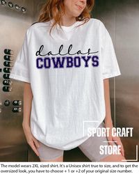 Vintage Dallas Cowboy Football Crewneck T-Shirt  Sweatshirt