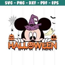 Disney Halloween Mickey Witch SVG Cutting Digital File