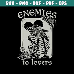 Enemies to Lovers SVG Bookish Halloween SVG File For Cricut