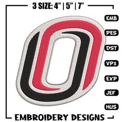 Omaha Mavericks embroidery, Omaha Mavericks embroidery, embroidery file, Sport embroidery, NCAA embroidery.