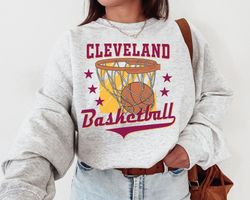 Cleveland Cavalier, Vintage Cleveland Cavalier Sweatshirt T-Shirt, Cleveland Basketball Shirt, Cavaliers T-Shirt, Basket