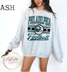 Philadelphia Football Sweatshirt Vintage Style Philadelphia Football Crewneck Football Sweatshirt Philadelphia Sweatshir