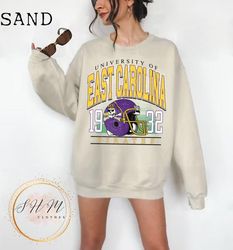 Vintage East Carolina shirt Sweatshirt T-Shirt, East Carolina Football Shirt, Sunday Football crewneck, hoodie Fan Gift