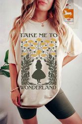 Alice In Wonderland Watercolor Comfort Shirt, Retro Disney Toddler Shirt, Alice Shirt, Disney World Shirt, Disney Movie