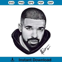 Vintage Drake Rapper PNG Its All a Blur Tour PNG Download