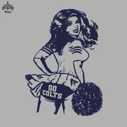 Indianapolis Retro Cheerleader PNG Download