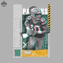 Jordan Love Football Paper Poster Packers 8 PNG Download
