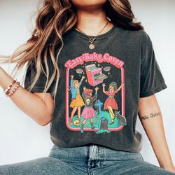 Comfort Colors Easy Bake Coven 90s Horror Movie Fan, Vintage Halloween Tshirt, Scary Halloween Crewneck, Witchy Vibes Ho