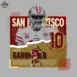 Jimmy Garoppolo Football Paper Poster 49ers PNG Download