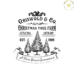 Vintage Criswold And Co Christmas Tree Farm Svg Files