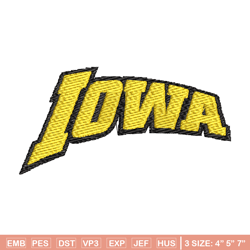 Iowa Hawkeyes embroidery, Iowa Hawkeyes embroidery, Football embroidery, Sport embroidery, NCAA embroidery. (7)