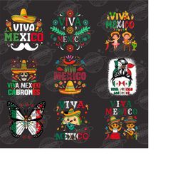 viva mexico png bundle, mexico png, september 16th png, mexican independence day png, mexican fiesta png, mexican hat pn