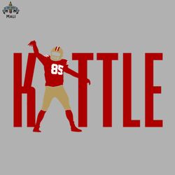 Kittle 85 San Francisco Football themed PNG Download