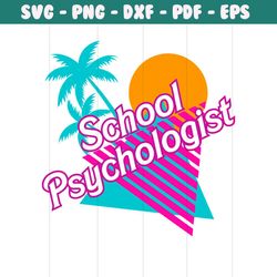 Vintage School Psychologist SVG Teacher Life SVG Cricut File