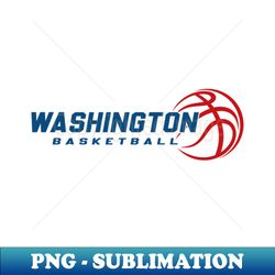 Retro Washington Basketball Team Logo - High-Quality PNG Digital Download - Perfect for Sublimation
