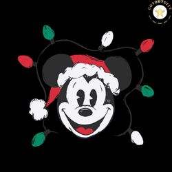 Smiley Mickey Mouse Santa Claus Vibe SVG Download File
