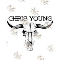 Chris Young png, cowskull png
