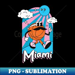 Miami Basketball - High Resolution Sublimation PNG - Bring the Heat to Your Designs