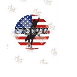 Little cowboy sublimation png, western, cowboy, rodeo, bull, southern, bull riding, digital download