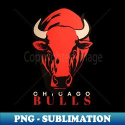 Chicago Bulls 02 - PNG Transparent Digital Download - Sublimation Power Pack